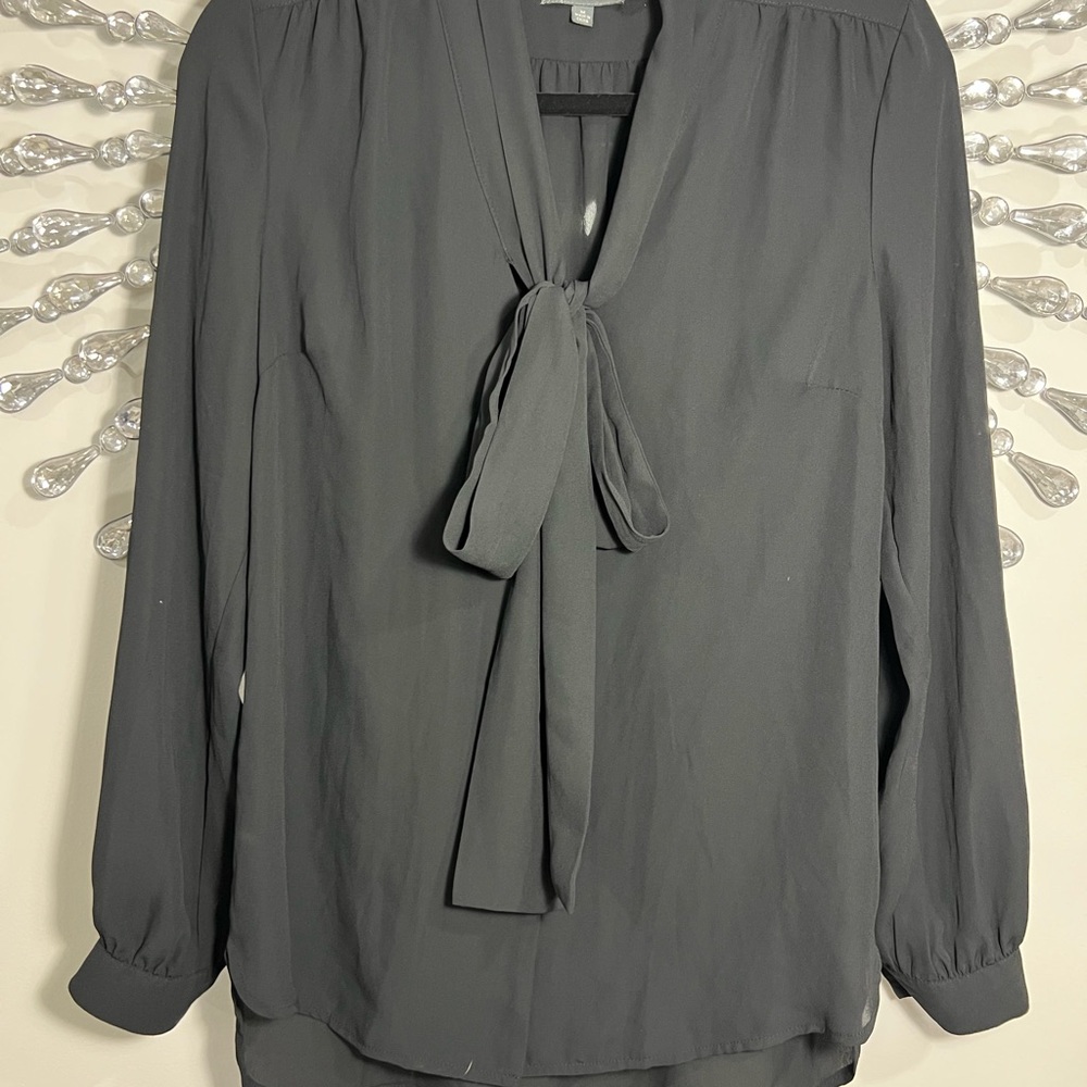 Adrianna Papell Black Blouse